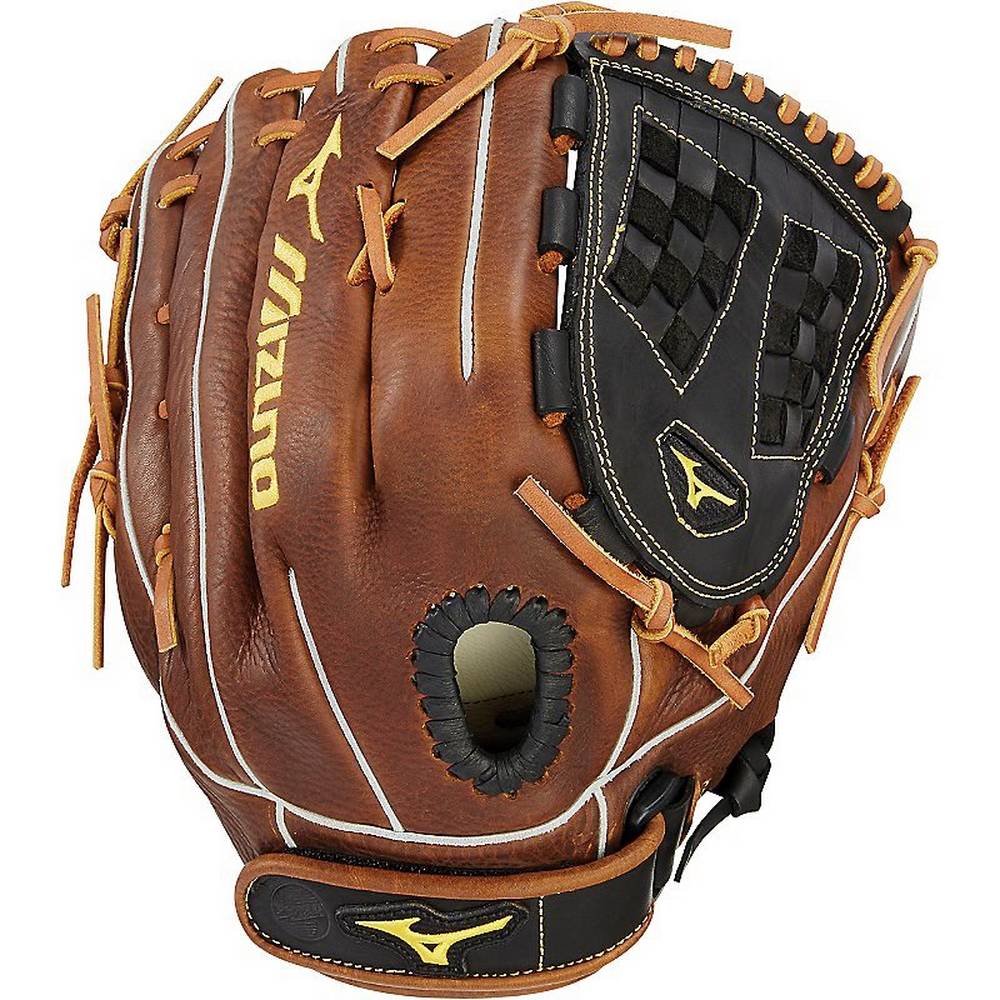 Mizuno Classic Series Fastpitch 12.5" Női Kesztyű Fekete/Barna UMN309628